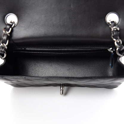 Chanel Lambskin Quilted Mini Rectangular Flap Black 7 of 10