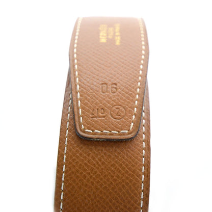 Hermes Epsom Reversible H Belt 90 Gold Black 5 of 6