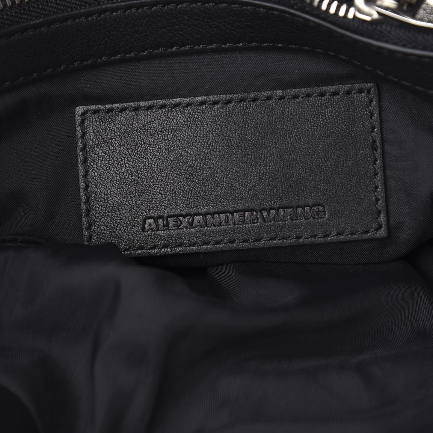 Lambskin Marti Backpack Bag Washed Black Rhodium Hardware