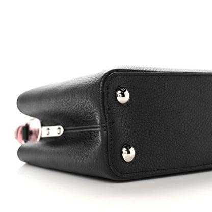 Louis Vuitton Taurillon Braided Capucines BB Black 7 of 9
