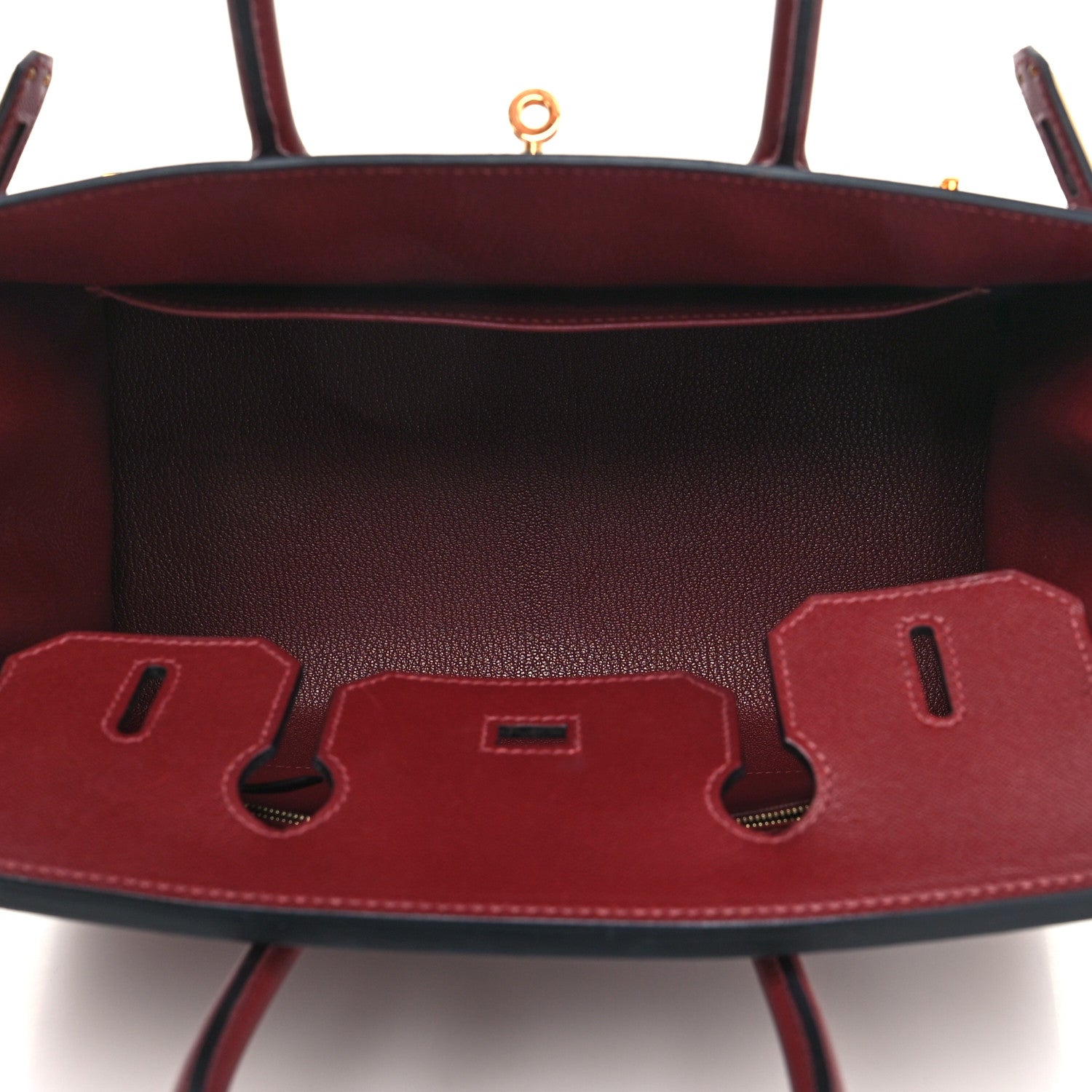 Hermes Madame Calfskin Birkin Sellier 30 Rouge H 5 of 12