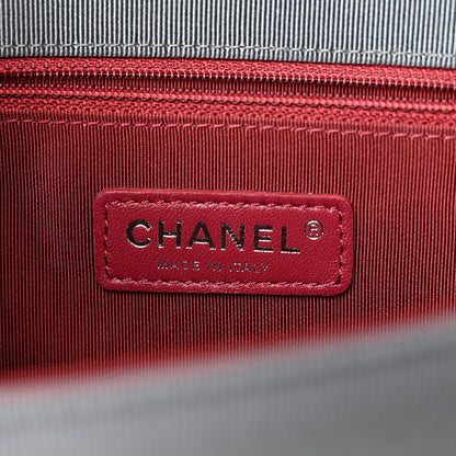 Chanel Metallic Calfskin Quilted Ballerine Flap Silver 6 of 15