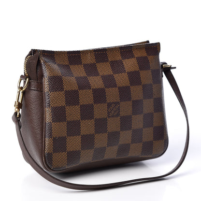 Louis Vuitton Damier Ebene Trousse Make Up Bag Pochette 2 of 9