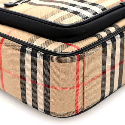 Burberry Vintage Check Calfskin Small Camera Bag Archive Beige 8 of 9
