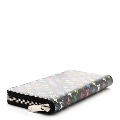 Louis Vuitton LV X TM Monogram Multicolor Clemence Wallet Black 4 of 6
