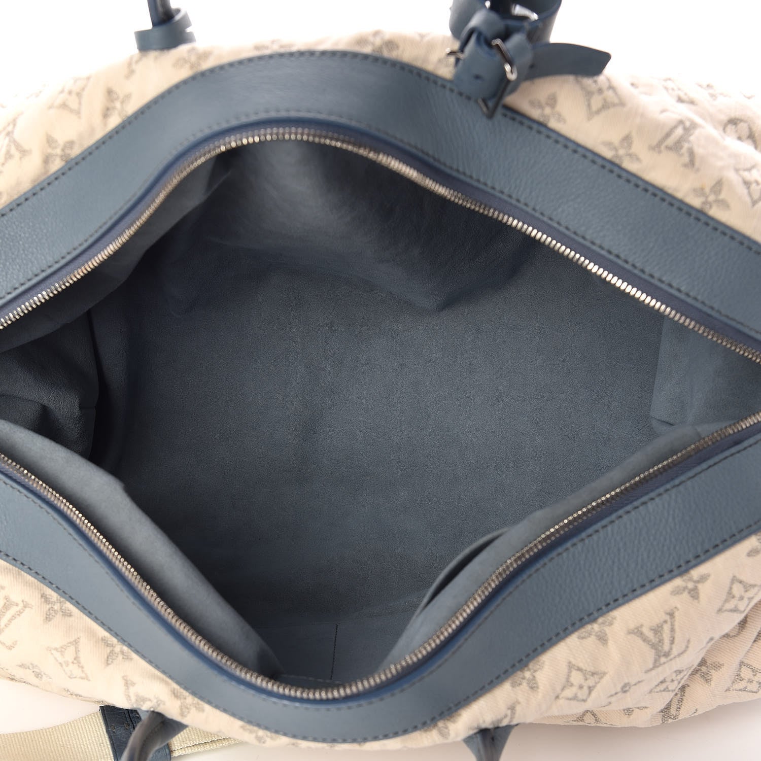 Louis Vuitton Denim Speedy Round GM Blue 8 of 10