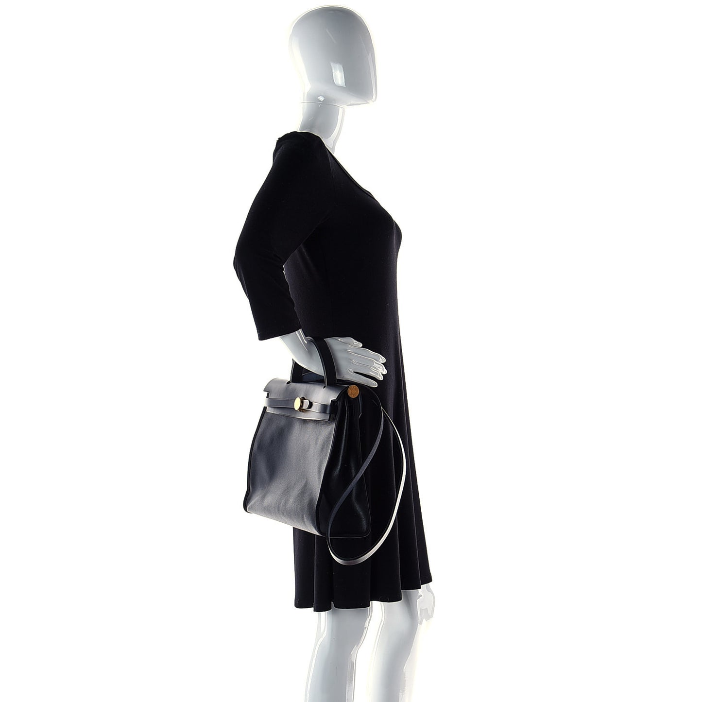 Toile H Berline Vache Hunter Herbag Zip PM 31 Black Ecru