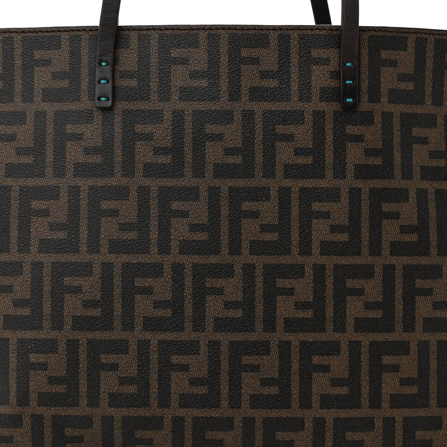 Zucca Spalmati Medium Roll Tote Tobacco Pavone