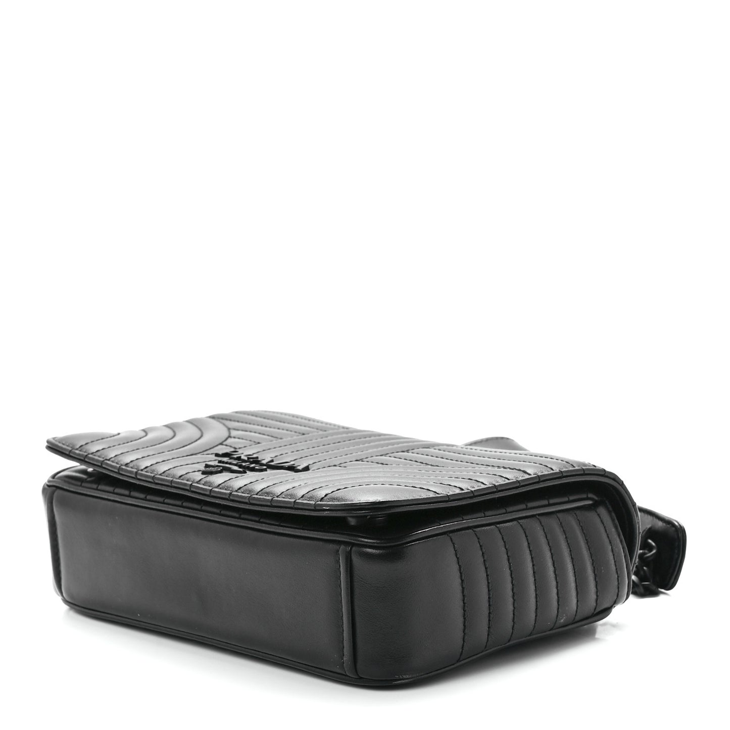 Nappa Impunture Small Diagramme Crossbody Bag Black