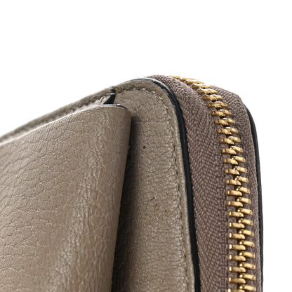 Chloe Grained Calfskin Drew Zipped Wallet Motty Grey 10 of 11