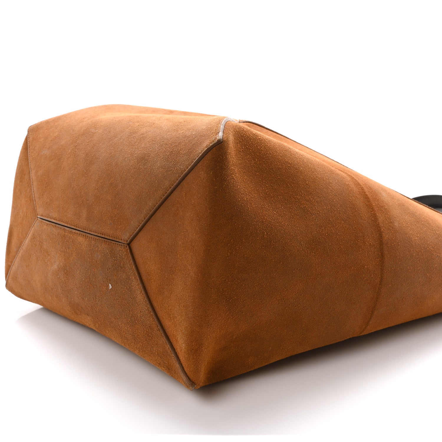 Loewe Suede Large Puzzle Fold Tote Cognac 9 of 9