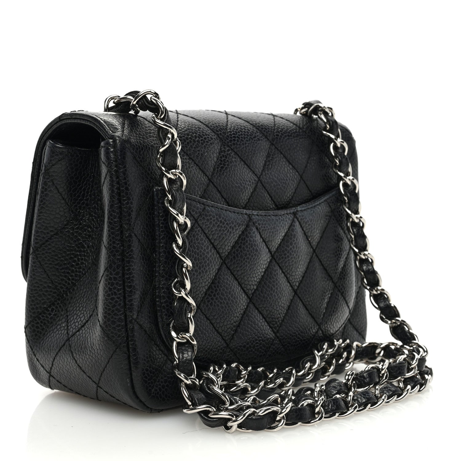 Chanel Caviar Quilted Mini Square Flap Black 3 of 10