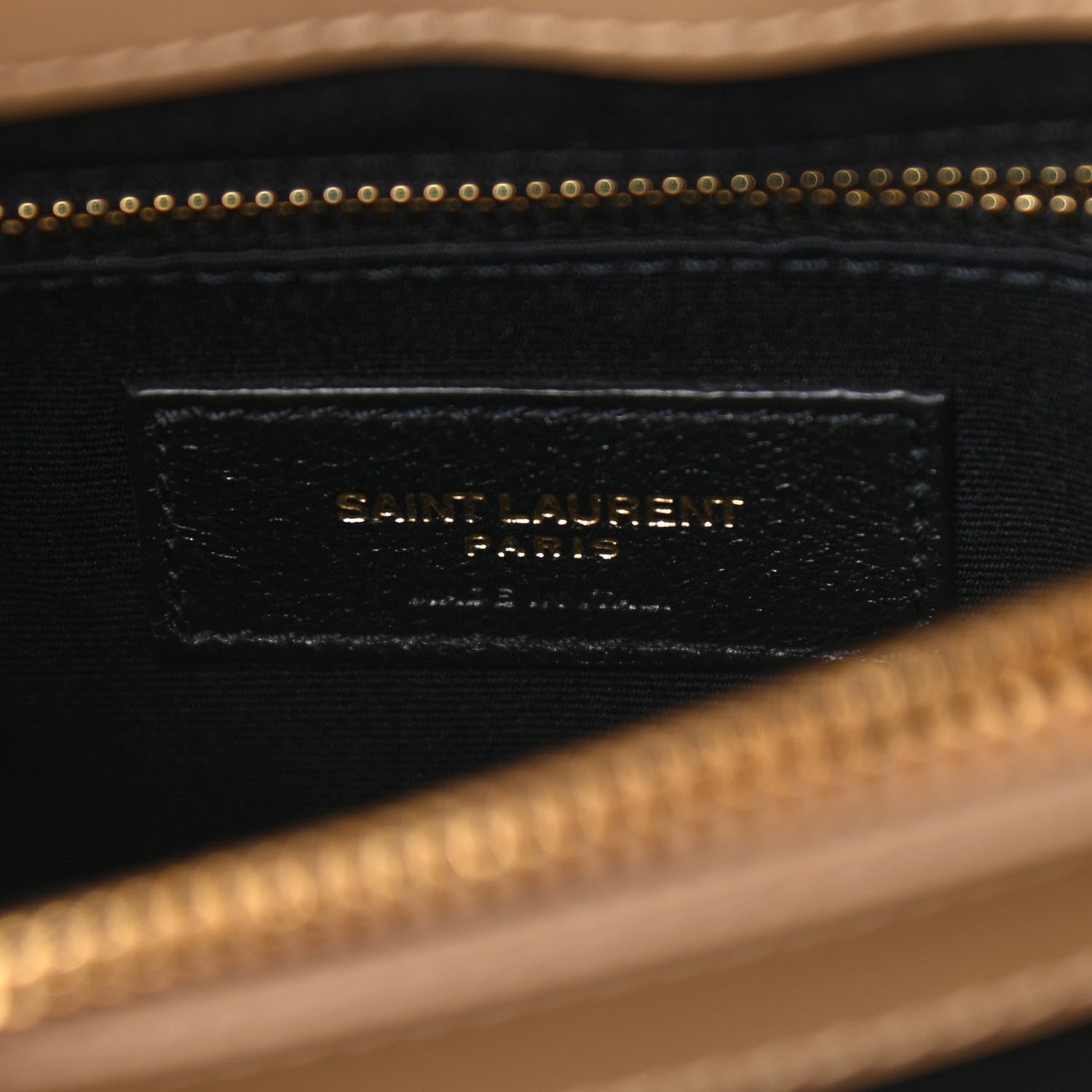 Saint Laurent Calfskin Y Quilted Monogram Medium Loulou Chain Satchel Dark Latte 6 of 11