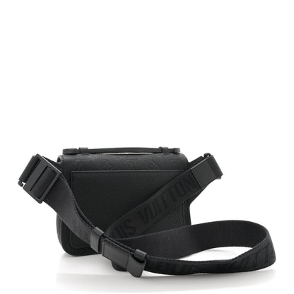 Louis Vuitton Taurillon Monogram S Lock Sling Bag Black 3 of 11