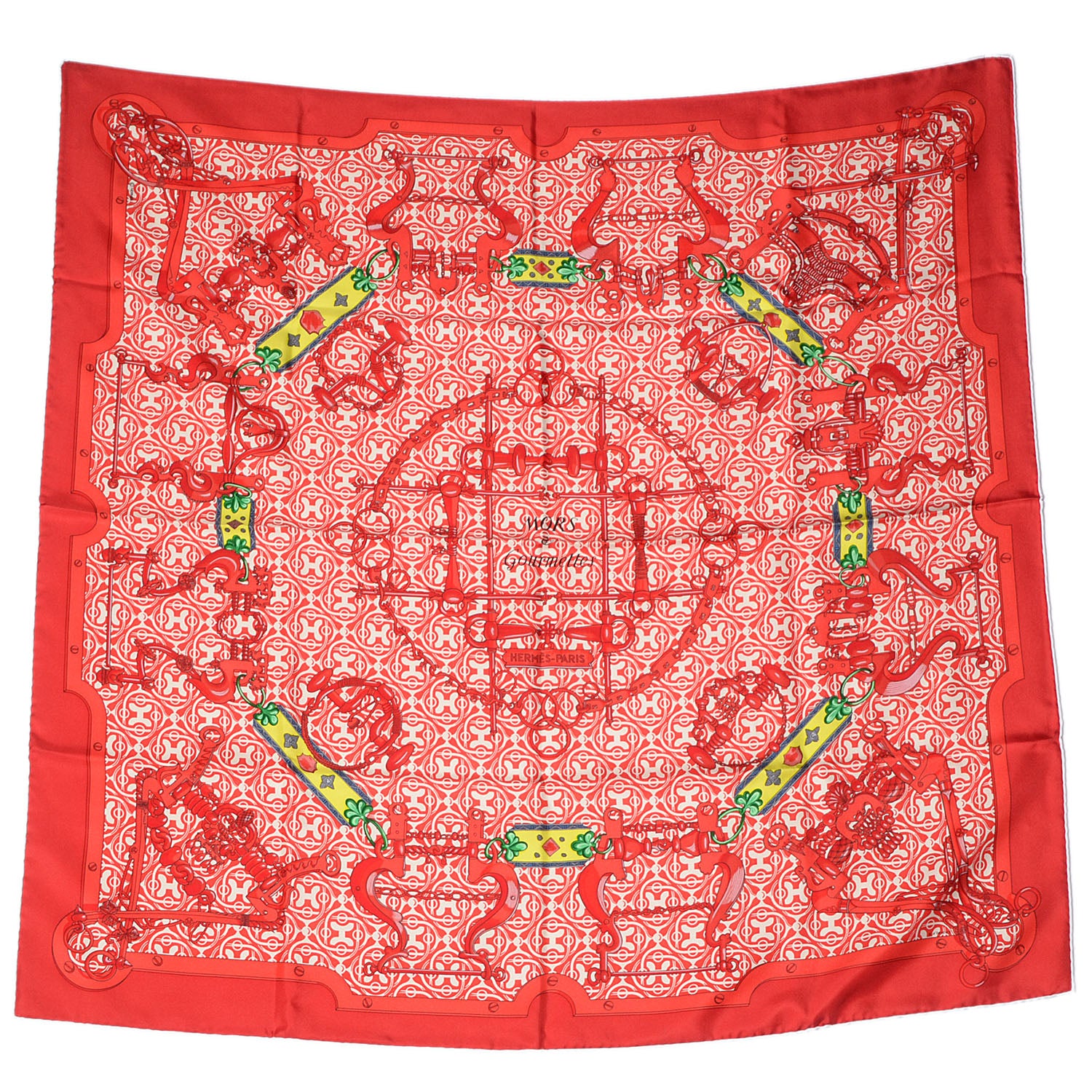 Hermes Silk Mors et Gourmettes Scarf 90 2 of 5