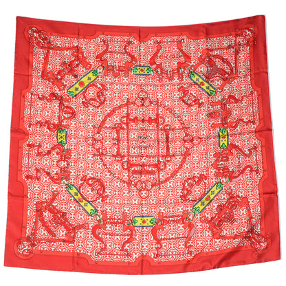 Hermes Silk Mors et Gourmettes Scarf 90 2 of 5