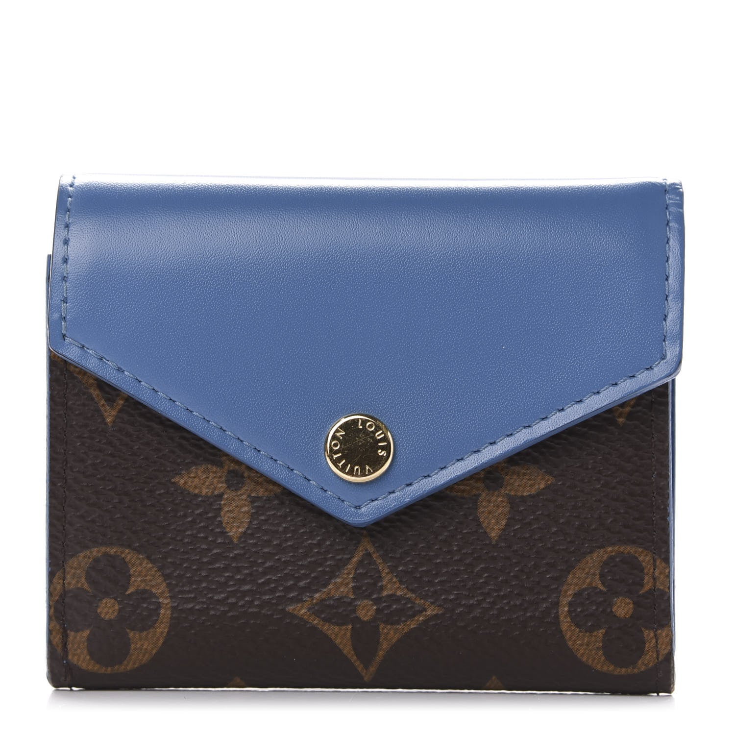 Louis Vuitton Monogram Zoe Wallet Blue Jean 1 of 7