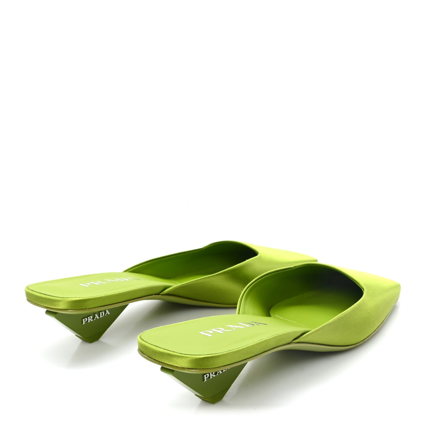 Satin Modellerie Mules 38.5 Felce