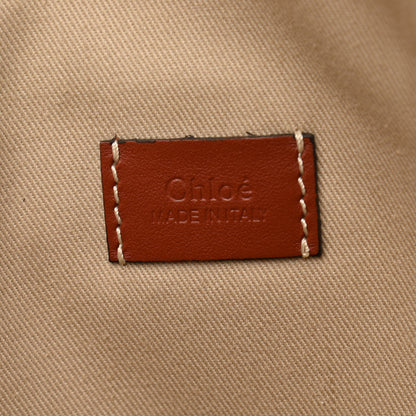 Chloe Cotton Calfskin Woody Belt Bag Beige Brown 6 of 11