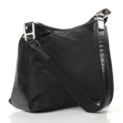 Prada Tessuto Nylon Shoulder Bag Black 3 of 12