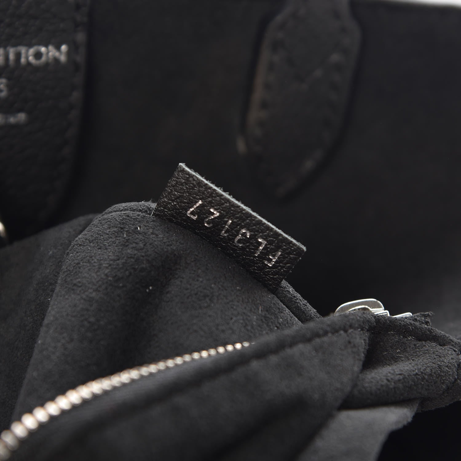 Louis Vuitton Calfskin Lockme Cabas Black 7 of 10