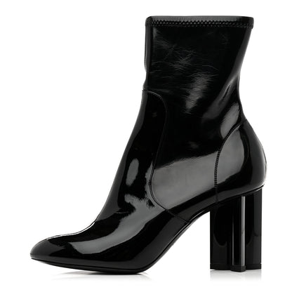 Louis Vuitton Patent Silhouette Ankle Boots 36.5 Black 1 of 8