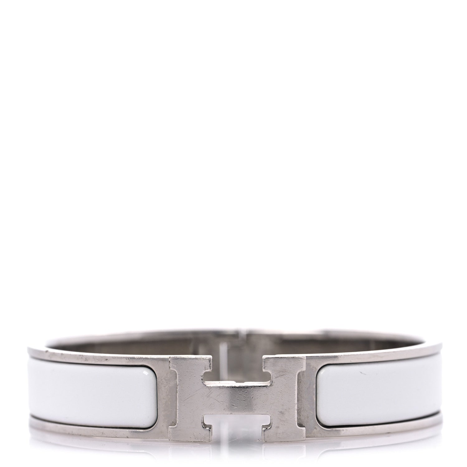 Hermes Enamel Narrow Clic Clac H Bracelet 1 of 8