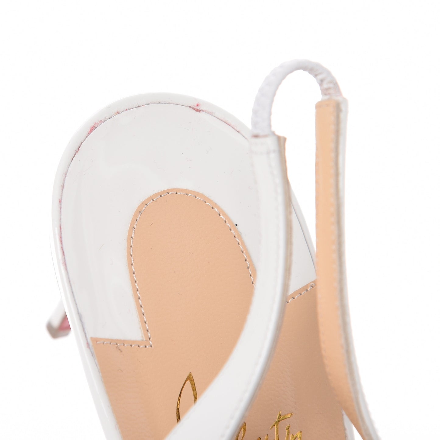 Patent Drama Sling 70 Pumps 41.5 Latte Silver