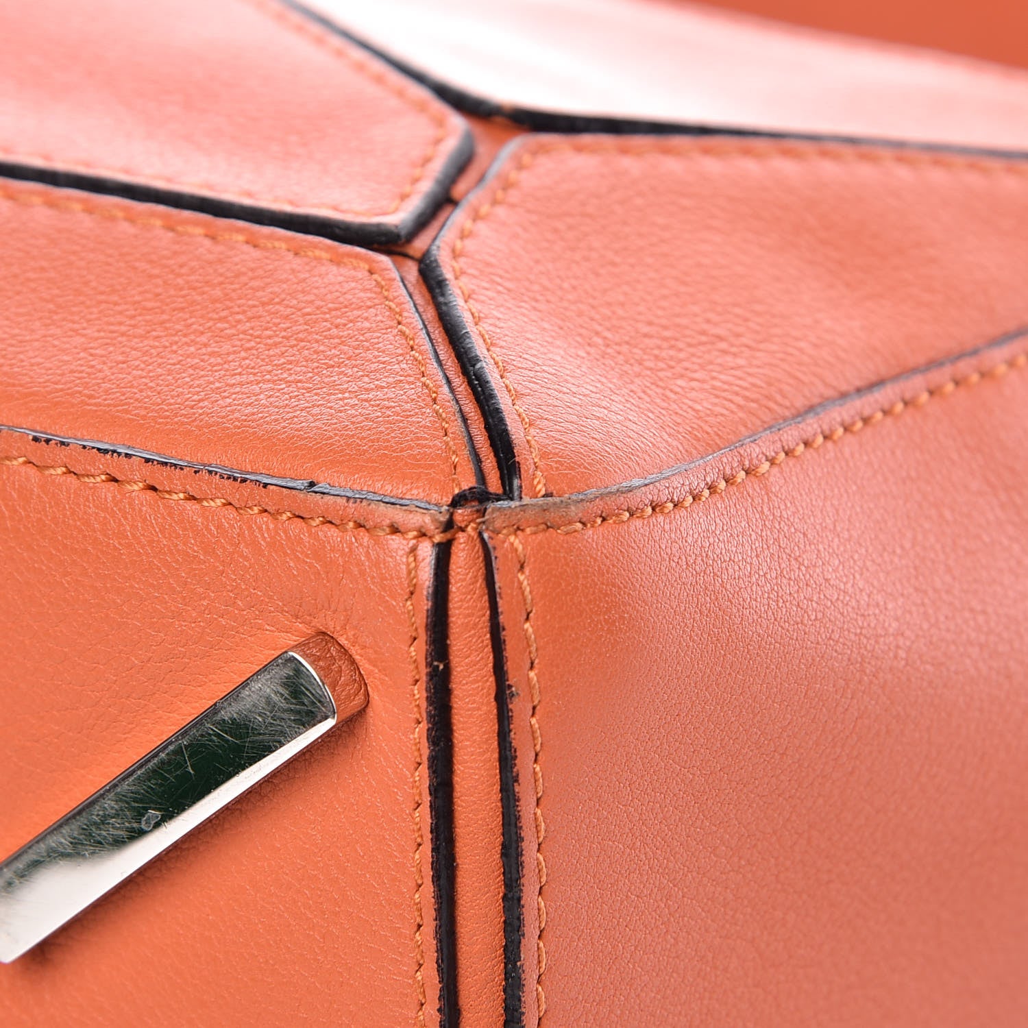 Loewe Calfskin Small Puzzle Bag Orange 13 of 16