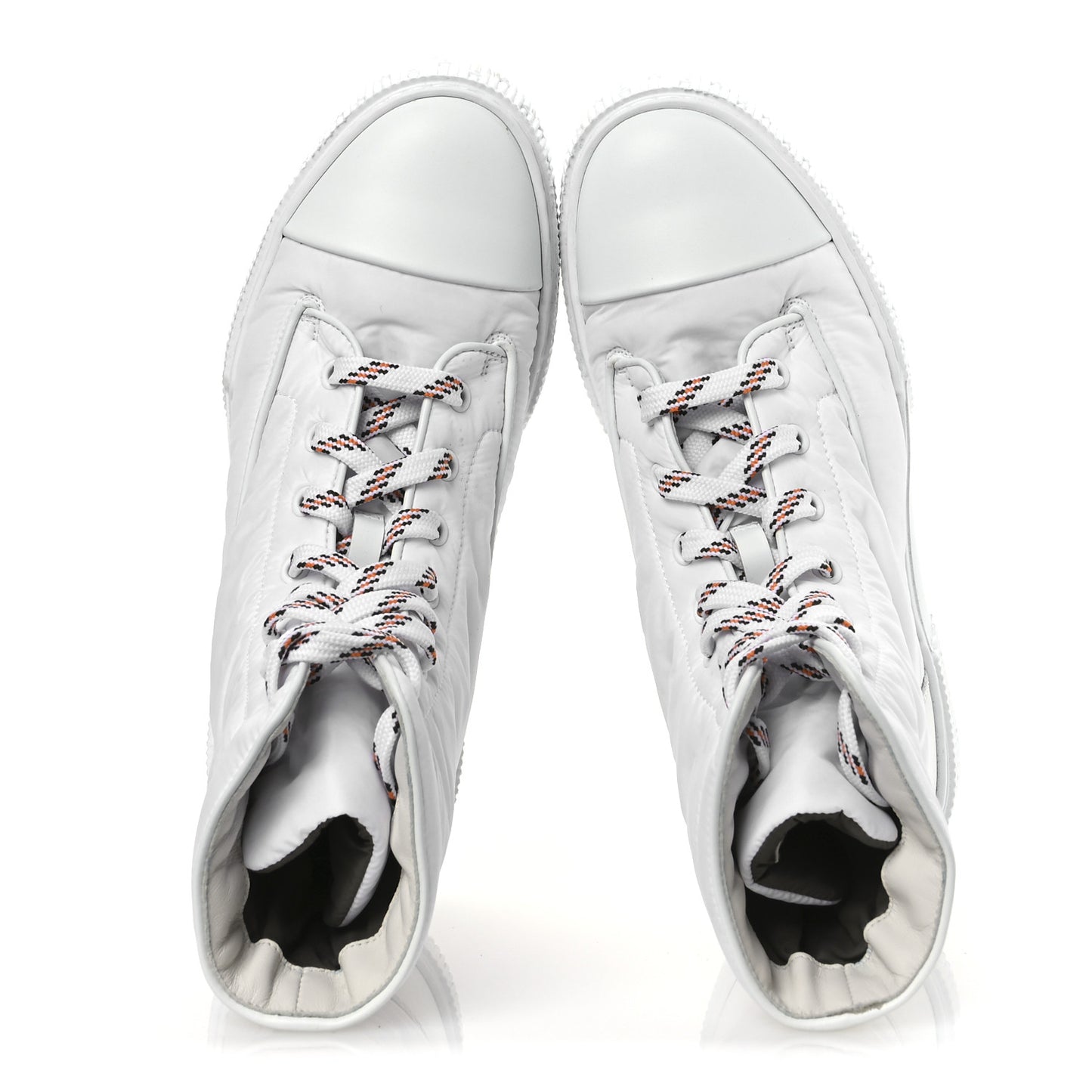 Calfskin Parachute Fresh Ankle Boots 37 White