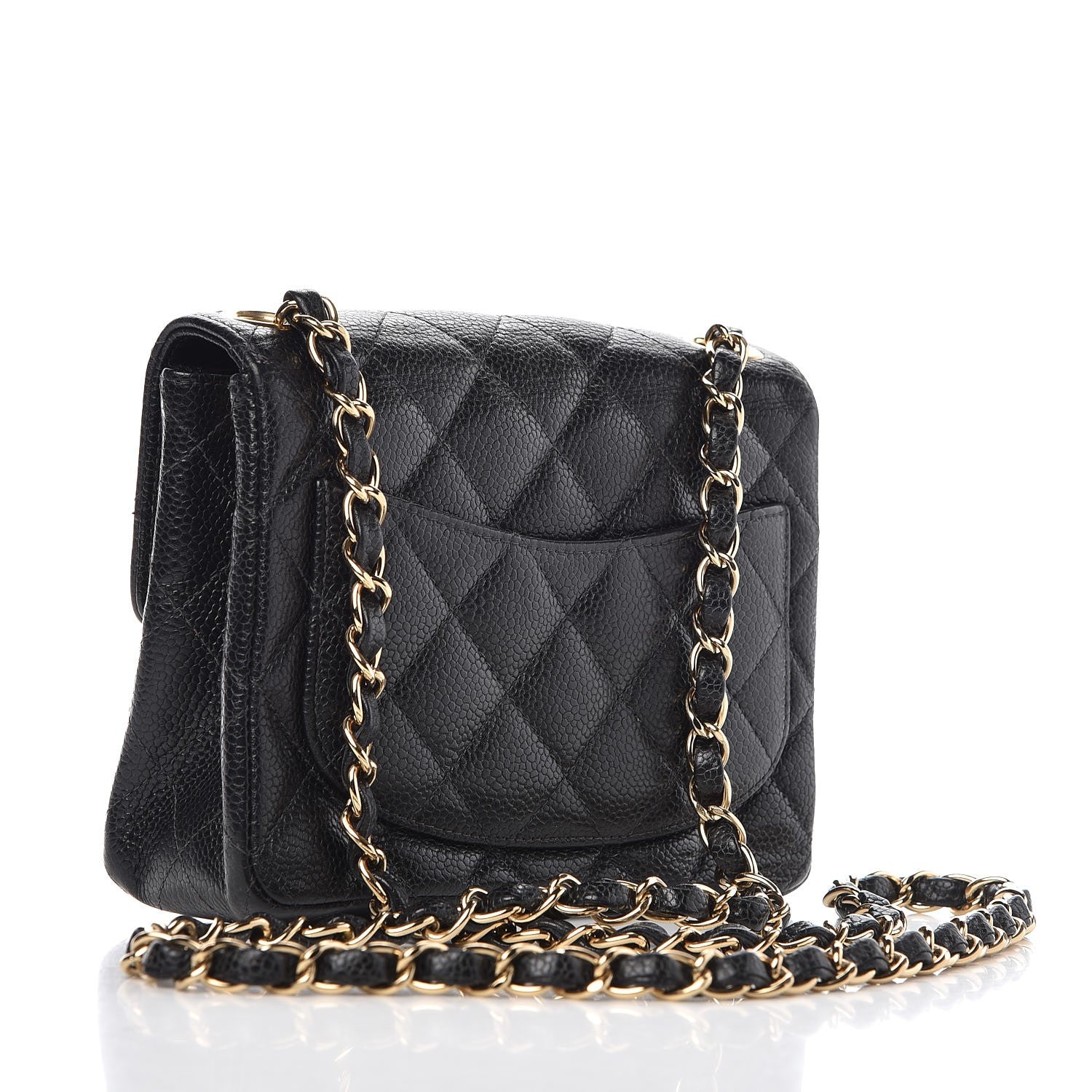 Chanel Caviar Quilted Mini Square Flap Black 3 of 9