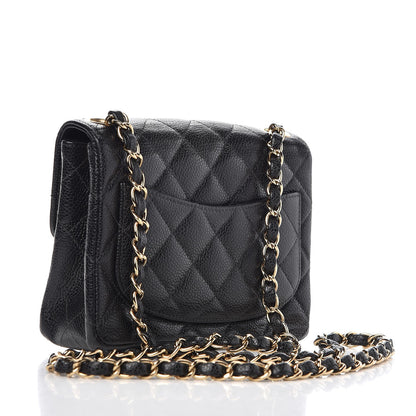 Chanel Caviar Quilted Mini Square Flap Black 3 of 9