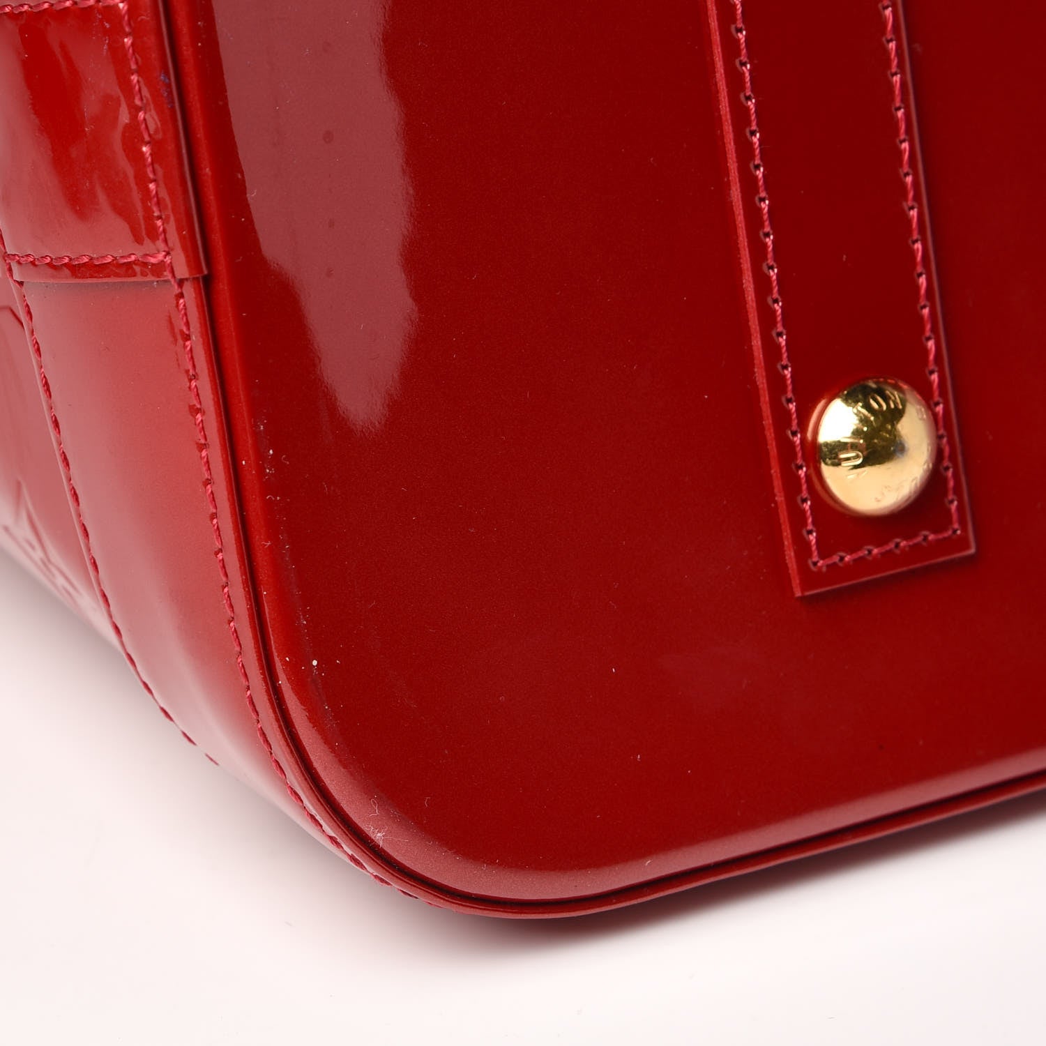 Louis Vuitton Vernis Alma GM Pomme D'Amour 11 of 14