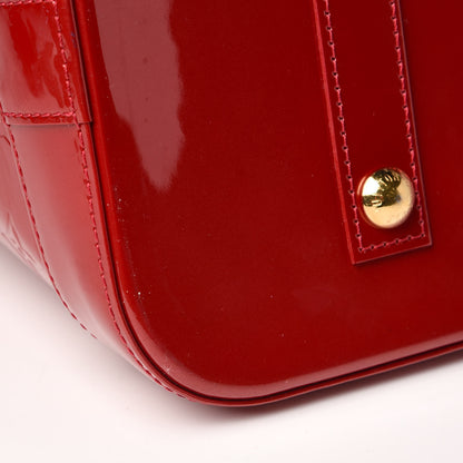 Louis Vuitton Vernis Alma GM Pomme D'Amour 11 of 14