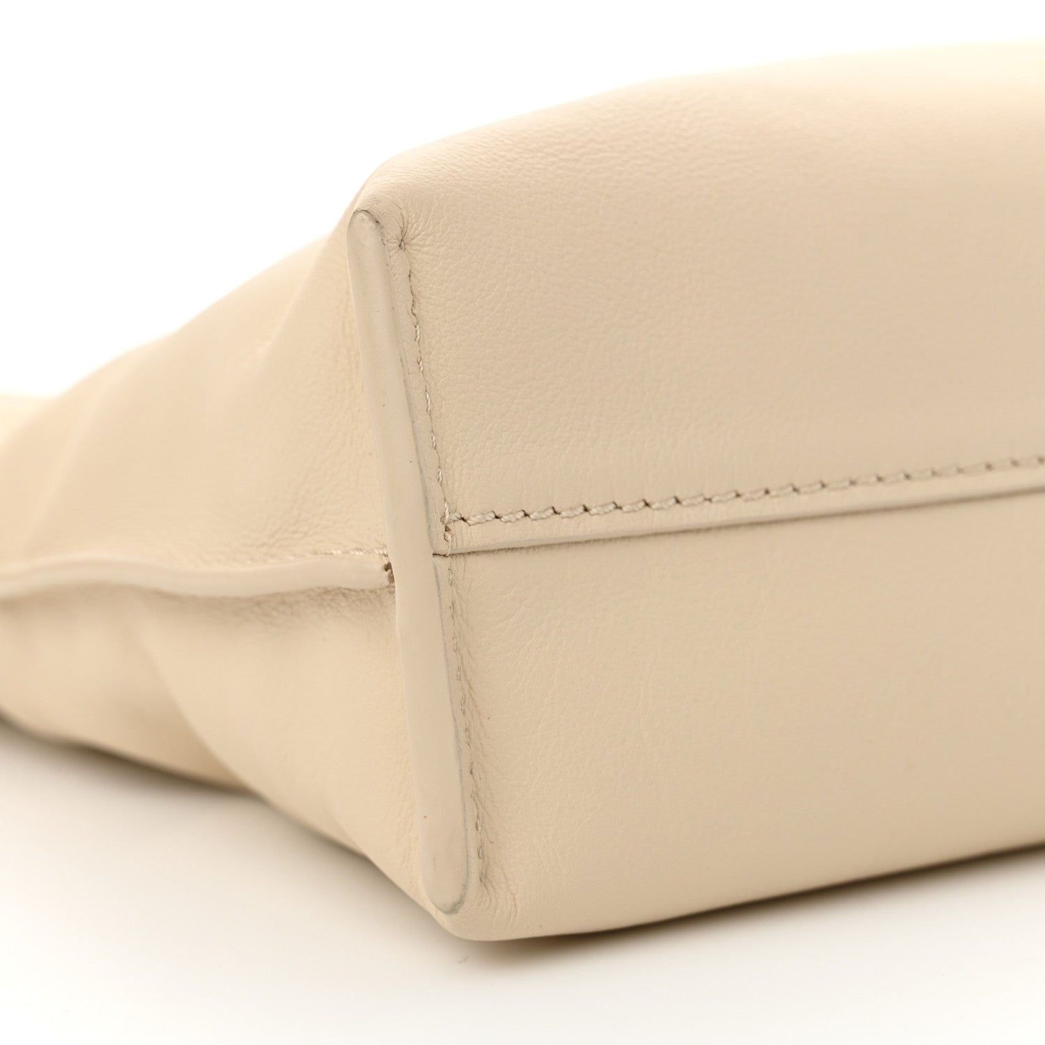 Loewe Calfskin Mini Flamenco Knot Clutch Angora 9 of 10