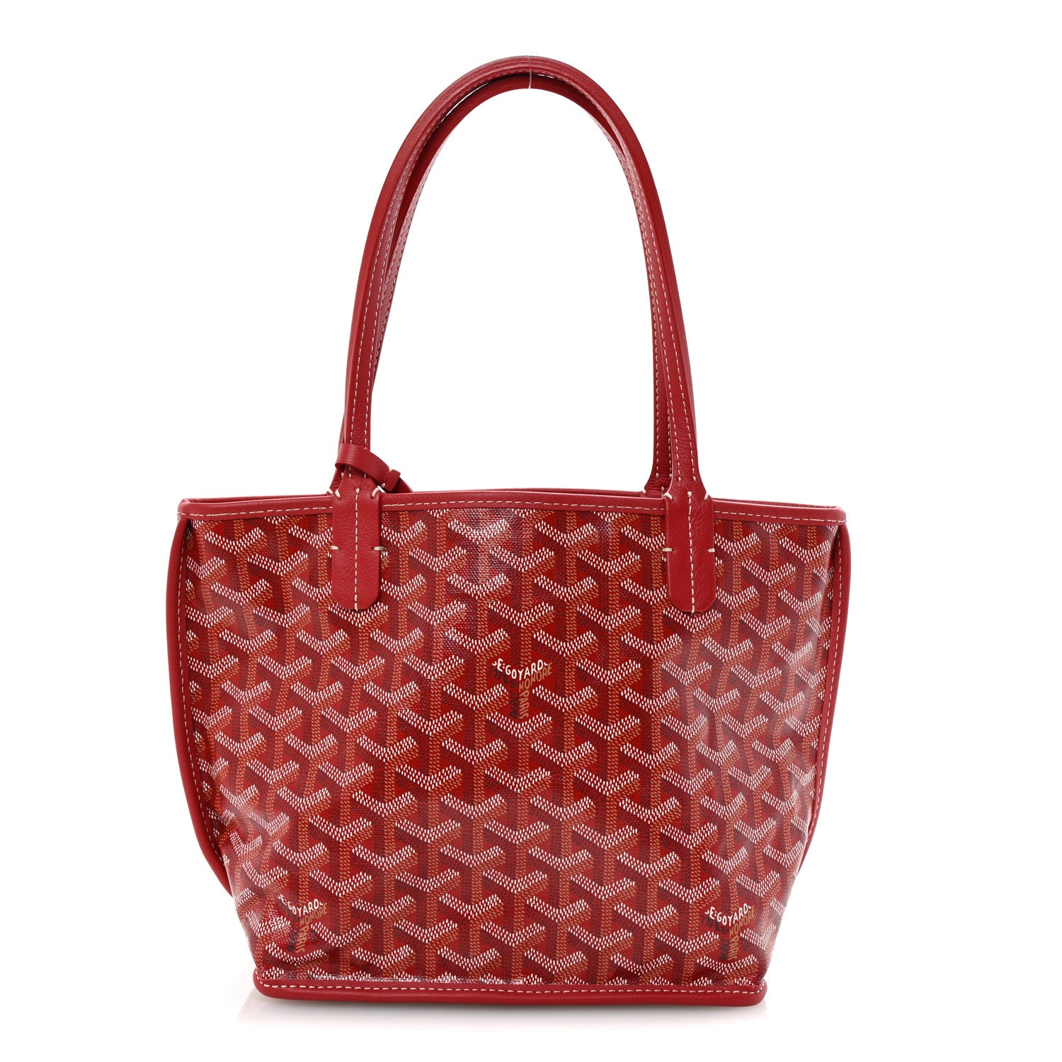 Goyard Goyardine Reversible Mini Anjou Red 1 of 10