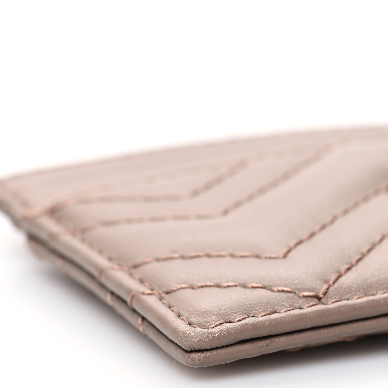 Gucci Calfskin Matelasse GG Marmont Card Holder Porcelain Rose 8 of 10