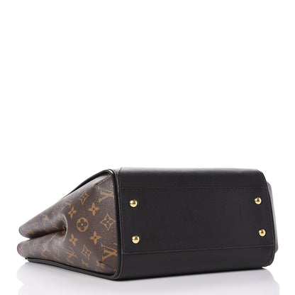 Louis Vuitton Calfskin Monogram Kimono Tote Black 4 of 9