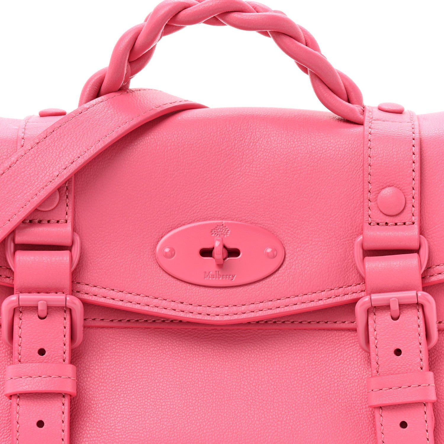 Mulberry Micro Classic Grain Mini Alexa Geranium Pink 7 of 10