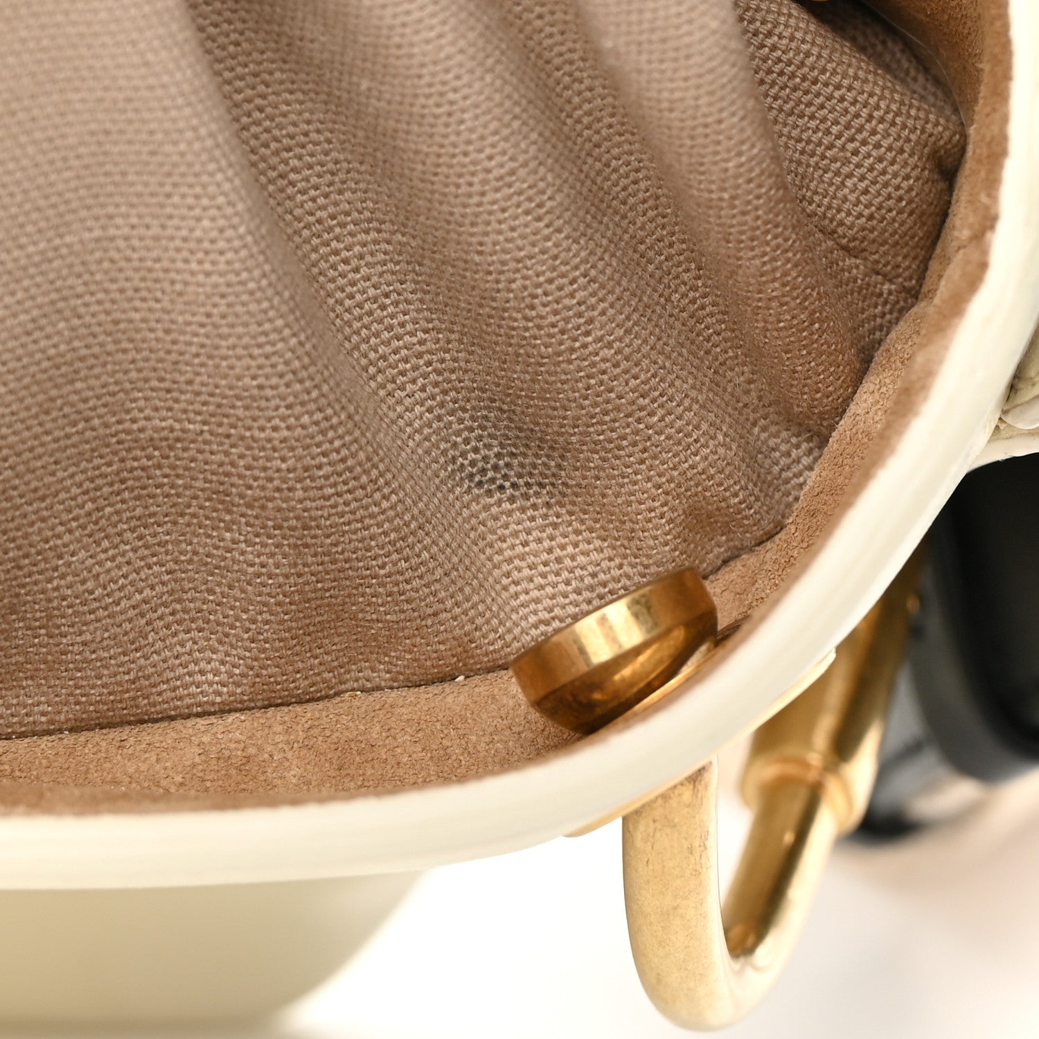 Chloe Smooth Calfskin Mini Roy Bucket Bag Natural White 19 of 19