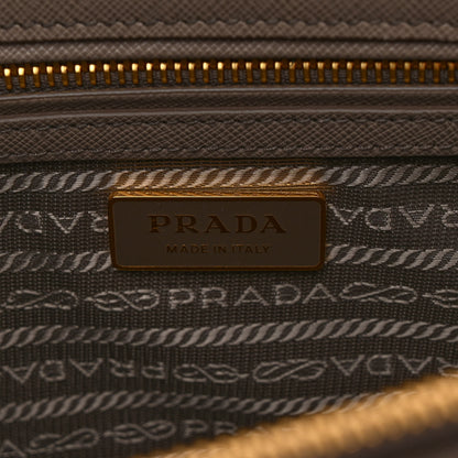 Prada Saffiano Small Galleria Double Zip Tote Argilla 8 of 13