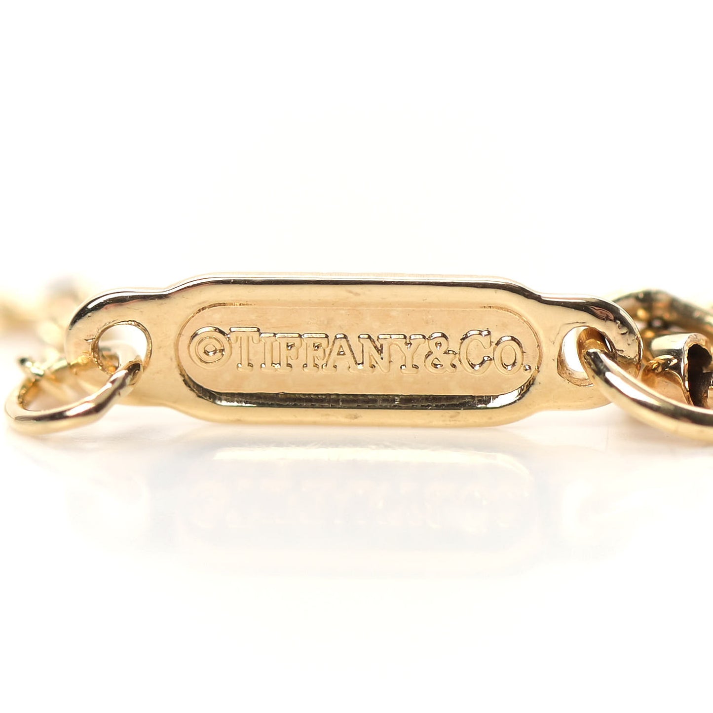 Platinum 18K Yellow Gold Diamond Schlumberger Lynn Pendant Necklace