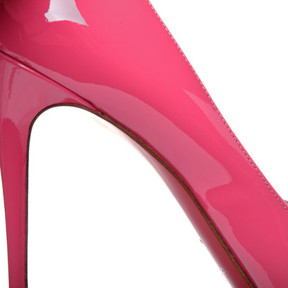 Christian Louboutin Patent New Very Prive 120 Pumps 38.5 Bon Bon 9 of 12