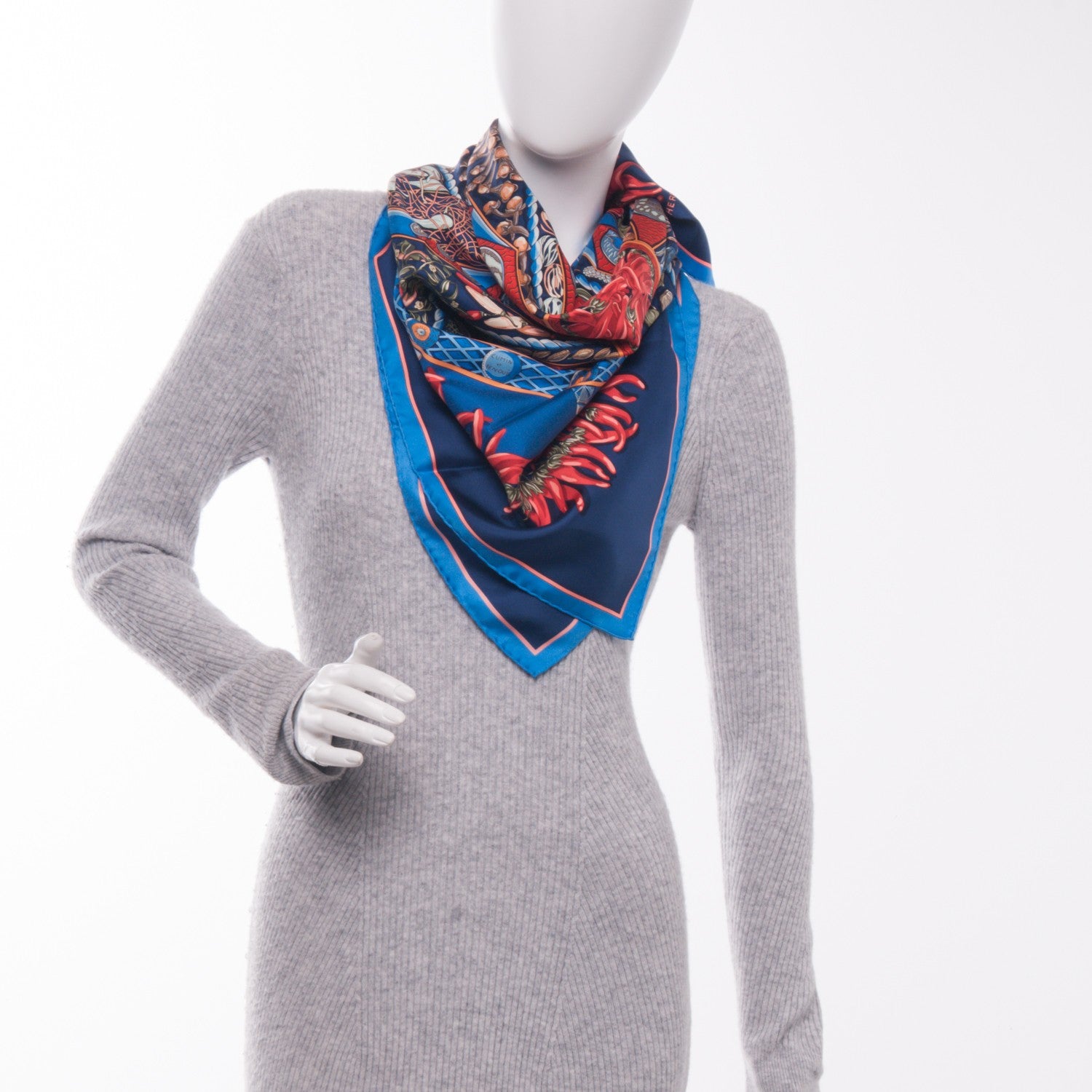 Hermes Silk Aux Pays Des Epices Scarf 90 2 of 8