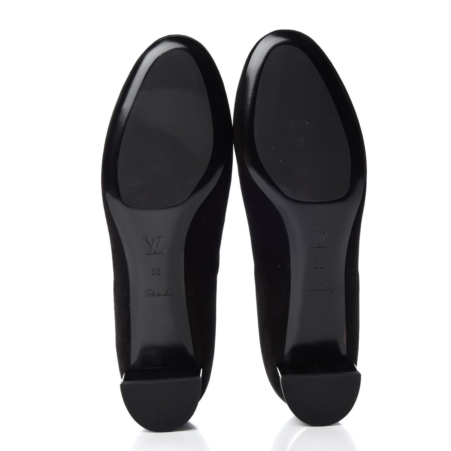 Suede Uniformes Pump 38 Black