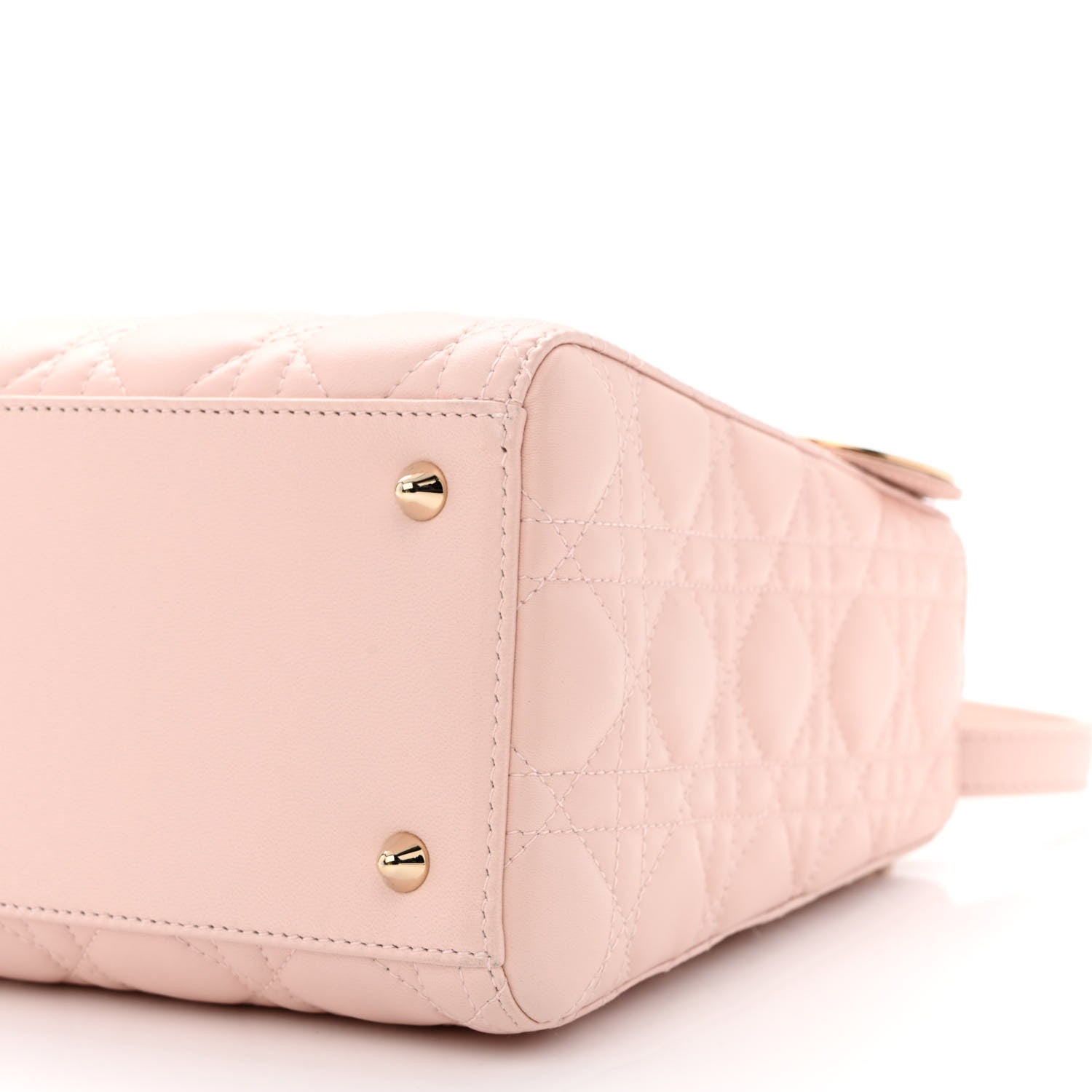 Christian Dior Lambskin Cannage Medium Lady Dior Light Pink 10 of 10