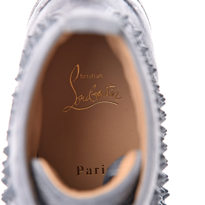 Christian Louboutin Veau Velours Mens Louis Spikes Flat Sneakers 39 Squale 5 of 9