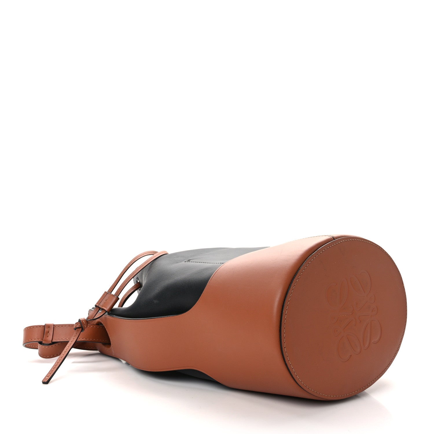 Loewe Calfskin Balloon Bucket Bag Black Tan Black Tan 4 of 13