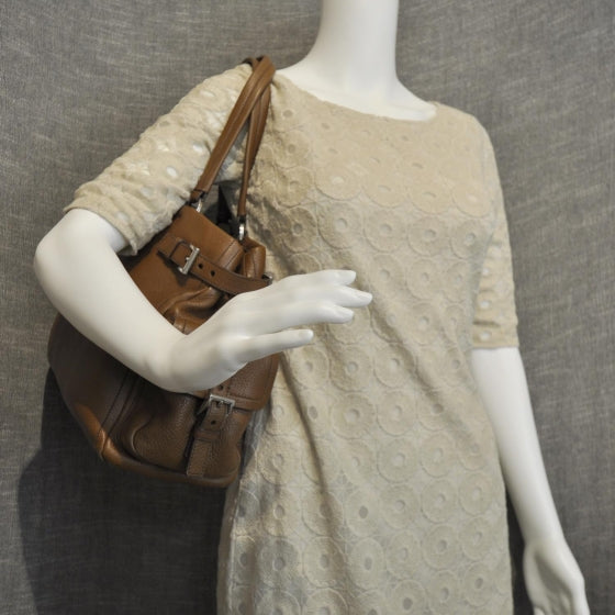 Prada Vitello Daino Leather Shoulder Bag 2 of 9