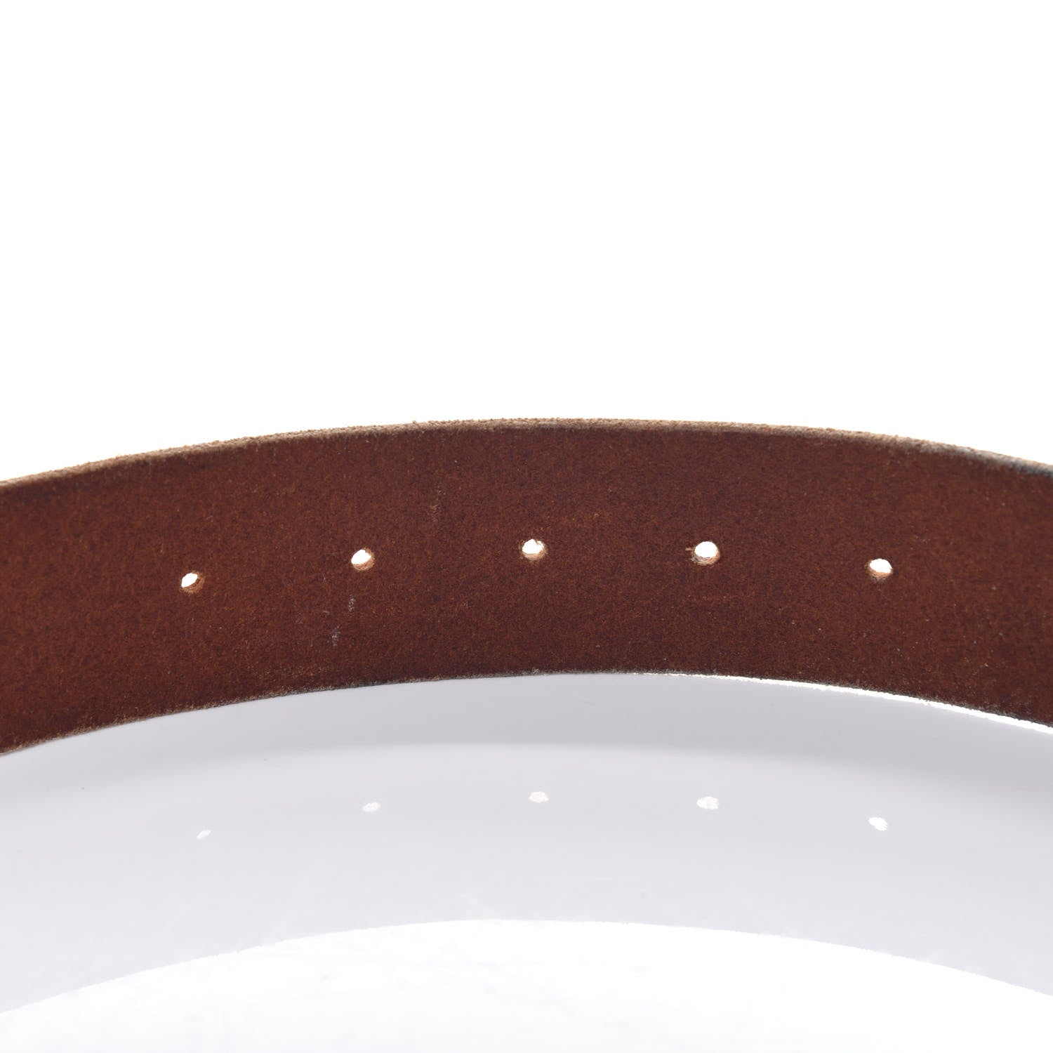 Gucci Cuoio Toscano Nickel Double Double G 40mm Belt 90 36 Cuir 7 of 10